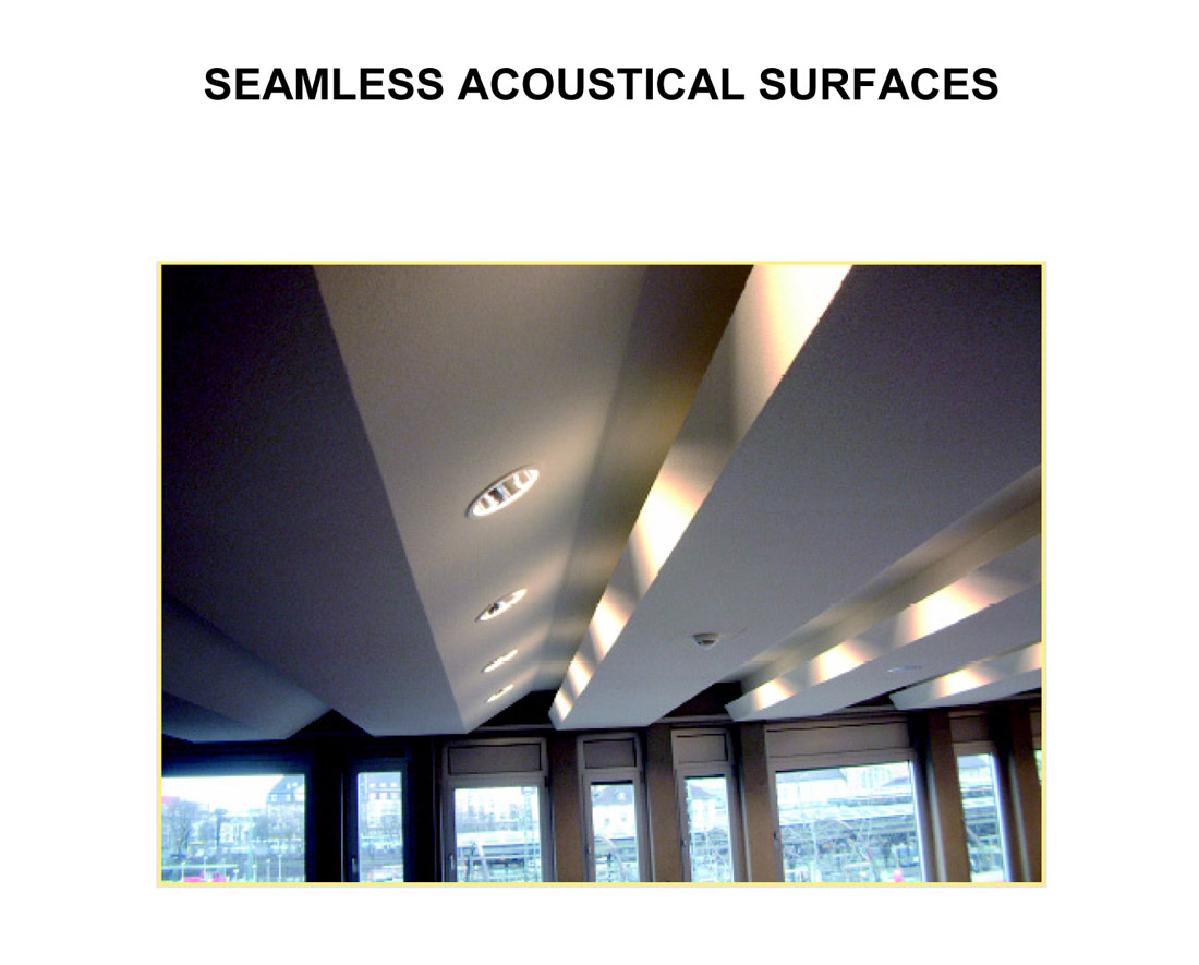 Lahnau Seamless Sound Absorption Ceiling System